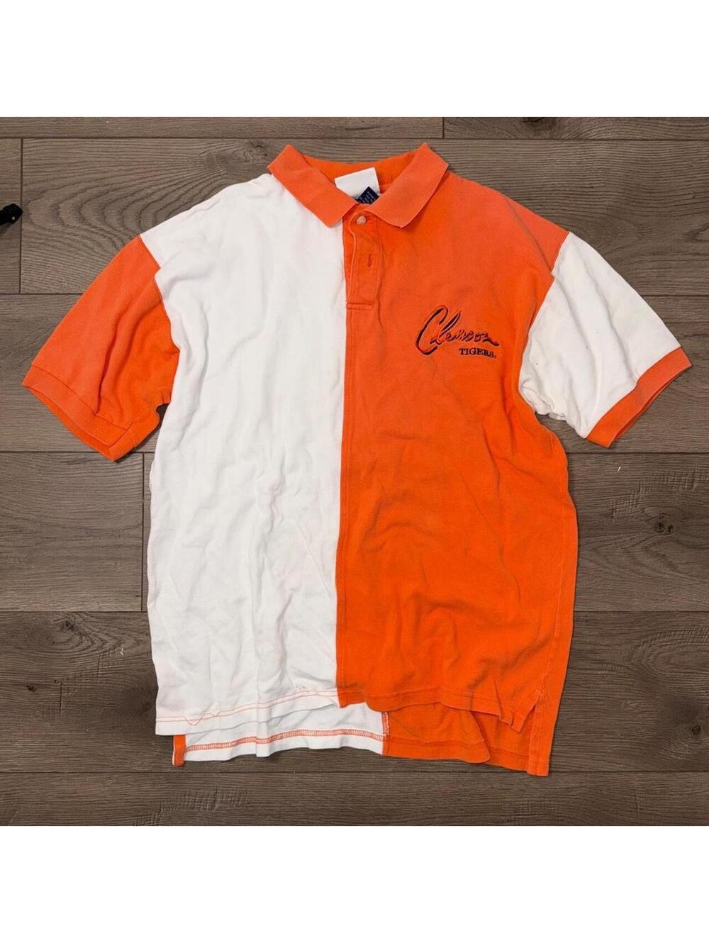 Clemson Tigers orange polo